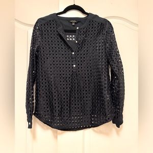 Banana Republic square lace top with camisole - Size Small